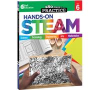 180 Days™: Hands-On STEAM for Grade 6 : Practice, Assess, Diagnose