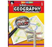 180 Days of Geography for First Grade: Practice, Assess, Diagnose (180 Days of Practice)