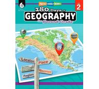 180 Days of Geography for Second Grade: Practice, Assess, Diagnose (180 Days of Practice)