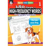 180 Days of High-Frequency Words for First Grade: Practice, Assess, Diagnose (180 Days of Practice)