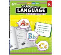 180 Days of Language for Kindergarten: Practice, Assess, Diagnose (180 Days of Practice)