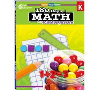 180 Days of Math for Kindergarten: Practice, Assess, Diagnose (180 Days of Practice)