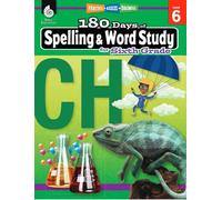 180 Days of Spelling and Word Study for Sixth Grade: Practice, Assess, Diagnose (180 Days of Practice)