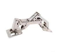 180 Degree Concealed Hinges for Kitchen Cabinets and Wardrobes, Hydraulic Soft Close Design, Large Angle Opening
