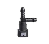 180 Degree Female Quick Connector For Automotive Fuel Line ID6 F-Type Model 7. 89 Compatible With Standard Fuel Line Connections(F-TYPE)