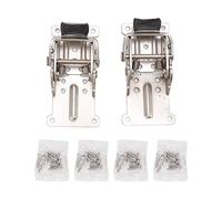 180 Degree Hinges Zinc Alloy Self Locking Folding Brackets with Lock Extension Support 2Pcs Hardware Set for Wine Bottle Stoppers