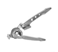 180 Degree Pipe Tube Bender for Imperial and Metric 1/4 5/16 3/8 Inch and 6 8 10 mm Copper Brass Aluminum Thin Steel Pipes with Metal Build for Long Term Usage (inch)