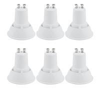 180 Degree Wide Beam Dimmable LED Spotlight Acrylic+Aluminum 10W GU10 MR16 220V-240V Bedroom Desk Lamp Bulb White Spotlight (6Pcs),Warm White,GU10