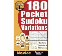 180 Easy to Hard Pocket Sudoku Variations for Adults: Compact, Convenient, Travel Friendly Size Puzzle Book, Ideal for Those On The Move or Heading on ... - Progress Thru the Difficulty Levels)