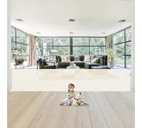 180 Inch Long Extra Wide Retractable Gates for Large Openings - Dog & Baby Gate for Indoor/Outdoor Use (Beige)