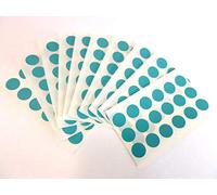 180 Labels, 13mm Diameter Round, Turquoise, Colour Code Stickers, Self-Adhesive Sticky Coloured Dots