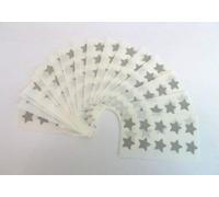 180 Labels, 15mm Stars, Grey, Colour Code Stickers, Self-Adhesive Sticky Coloured Labels