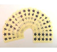 180 Labels, 15mm Stars, Navy Blue, Colour Code Stickers, Self-Adhesive Sticky Coloured Labels