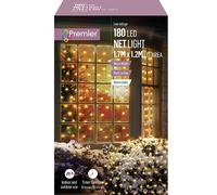 180 Multi Action LED Outdoor Christmas Net Light Warm White 1.75m x 1.2m