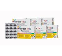 180 Nutrof Total Capsules - Eye Health Supplement with Lutein, Zeaxanthin, Omega 3, and Antioxidants | Daily Dose of Essential Nutrients for Optimal Eye Health | 30 Capsules x 6 Packs (6-Month Supply)