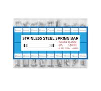 180 Pcs (8-25 Mm) Watch Band Pins, Stainless Steel Replacement Strap Spring Strips for Strap Adjustment, Fits Most Types of Stainless Steel Strap Pins, for Watchmakers