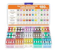 180 pcs car fuse combination kit + 60 pcs standard blade