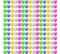 180 Pcs Colorful Tooth Savers Multicolor Plastic Tooth Holders Tooth Box Bulk for Kids Dentist Office Giveaways Goodie Bag Fillers Theme Party Supplies , 5 Colors