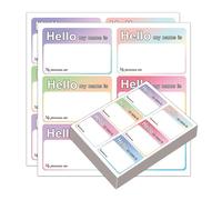180 Pcs Pronoun Stickers My Pronoun are Labels 2 x 3 Inch - They Them He Him She Her Name Tag Identity Labels for Party Conference Kids Boys Girls