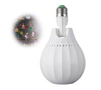 180° Rotatable Festive Light Bulb, RGB Voice Activated Projector Bulb