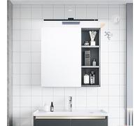180° Rotatable LED Bathroom Mirror Light with Motion Sensor & Switch 40W Vanity Sconce IP44 Waterproof Aluminum Cabinet Lamp for Makeup & Reading 80cm White/Black