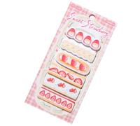 180 Sheets Cartoon Dessert Note Paper Adhesive Memo Sheets Book Page Marker Strips for Notebook Planner Journal Adhesive for Supplies