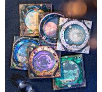 180 Sheets Fantasy Lunar Star Scrapbook Paper, Vintage Celestial Planets Scrapbook Decorative Paper for Journaling, Junk Journal, Art Supplies Multicolor