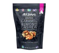 180 Snacks Salted Caramel Almond Cashew with Himalayan Salt - Delicious, Bite-Size Healthy Snacks - Non GMO, Dairy-free, Gluten-free Snacks - EBT Eligible Snacks for Kids and Adults - 15 oz