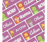 180 Stick on Name Labels for Clothes Kids - Personalised Name Tags for Clothes, School and Nursery - Waterproof and No-Iron Name Stickers for Kids