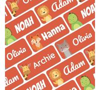 180 Stick on Name Labels for Clothes Kids - Personalised Name Tags for Clothes, School and Nursery - Waterproof and No-Iron Name Stickers for Kids