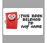 180 This Book Belongs to Stickers Fun School Labels Personalised Sticky Journal
