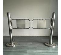 180° Two-Way Stainless Steel Manual Swing Door Pedestrian Gate - Durable, Heavy-Duty, Ideal for High Traffic Areas, Outdoor Use, Security and Convenience