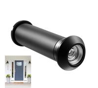 180° Wide Door Peephole Camera,Adjustable Spy Hole Camera for Front Door,Peephole Camera for Front Door for Home, Hotel, Office Safety, Fits Door Thickness 35-60mm (Black)