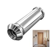 180° Wide Door Peephole Camera,Adjustable Spy Hole Camera for Front Door,Zinc Alloy,High Clarity Peep Hole for Front Door for Home, Hotel, Office Safety,Fits Door Thickness 35-60mm (Silver)