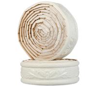 180" x 1.5" Crown Molding | 89.6" 2 Roll Peel and Stick Molding | Foam White Self Adhesive Flexible Trim | 3D Sticky Vintage Decorative | Wallpaper Border | Wall Edging | Baseboard Mirror Border Line