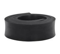 (180 x 10 x 2 cm) vidaXL Rubber Edge for Snow Plow Replacement Snow Plow Cutting Edge Black