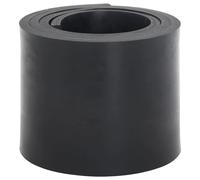 vidaXL Rubber Edge for Snow Plow Black 180x15x1 cm