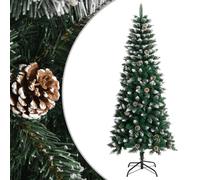 (180 x 76 cm) vidaXL Artificial Christmas Tree with Stand Christmas Decoration Green PVC