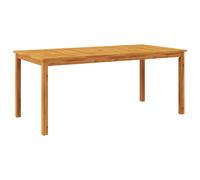Garden Table Balcony Outdoor Table Dinning Table Solid Acacia Wood vidaXL