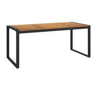 (180 x 90 x 75 cm) vidaXL Garden Table Dining Coffee Table with U-shaped Legs Solid Wood Acacia