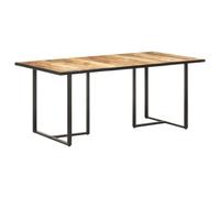 vidaXL Dining Table 180 cm Rough Mango Wood UK