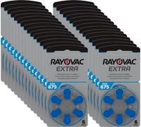 180 x Rayovac Extra Advanced Hearing Aid Batteries 312 312AU-6XEMF 30 Blisters