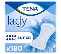 180 x TENA Lady Super Bladder Weakness Incontinence Pads | 6 Packs of 30