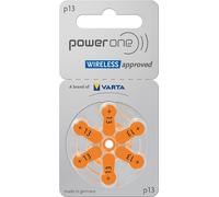 180 x Varta Power One Hearing Aid Batteries 1.4V 310mAh P13 30x6 Pack PR48