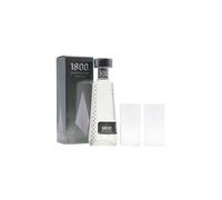 1800 - Cristalino Anejo - Tequila 70cl 35% ABV (Includes Branded Glasses)