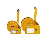 1800 LB Manual Winch - Two-Way Self-Locking Hand Crank Windlass with 5M Heavy-Du Cable - Cact Tractor Winch for Effortless Lifting and Towing