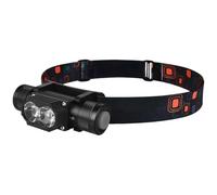 1800 Lumens Dual Head Led Headlamps, Usb-C Charging, Adjustable Headband, Red Light Warning, Cycling Running Outdoor Headlamp