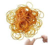 1800 Pcs 38 * 1.4mm Yellow Elastic Bands Strong Rubber Bands Heavy Duty Stretchable Bands Natural For Office School Supplies Home Paper Bank