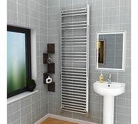 1800 x 500 mm Straight Heated Towel Rail Chrome Bathroom Ladder Radiator