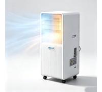 18000 BTU 2-in-1 Portable Air Conditioner & Heater, Freestanding Mobile AC Unit with Rolling Wheels, All Year Round Cooling and Heating for Homes, UK Hot & Cold 14000 BTU Hot & Cold 14000 BTU